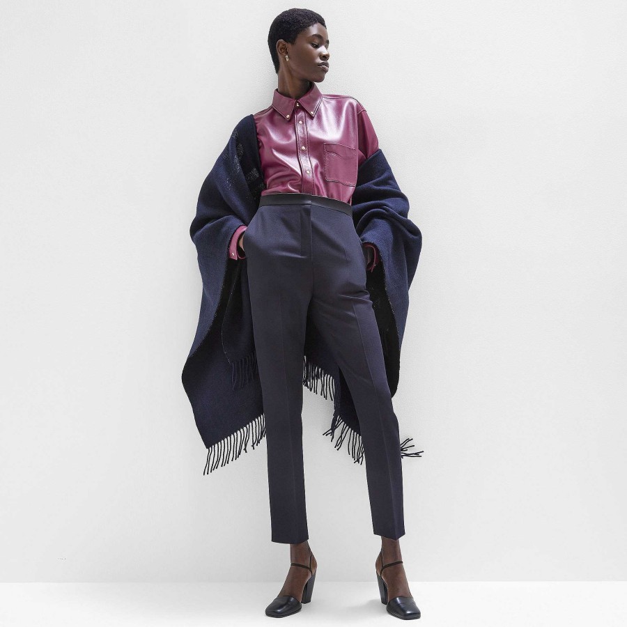 Women Fendi Scarves & Ponchos | Fendi Poncho Blue