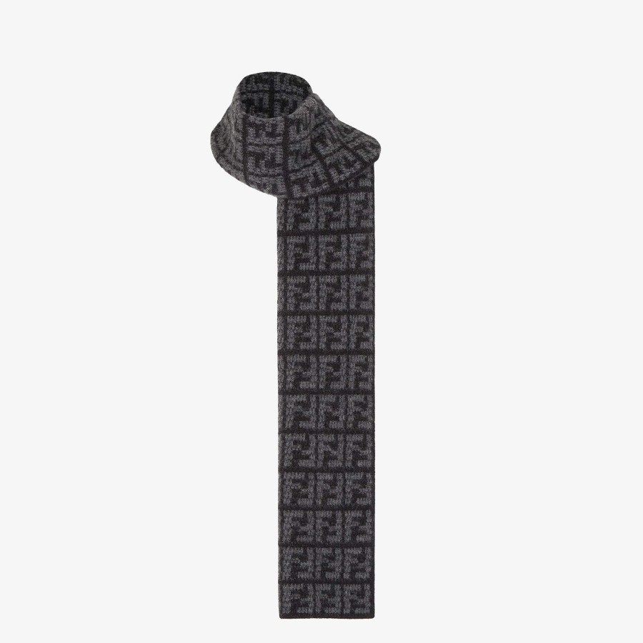 Men Fendi Scarves | Scarf Black