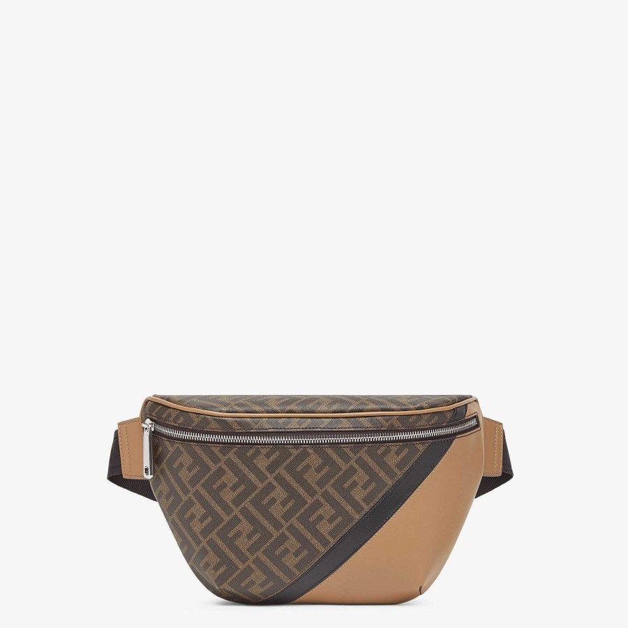 Men Fendi Belt Bags | Fendi Diagonal Belt Bag Multicolor