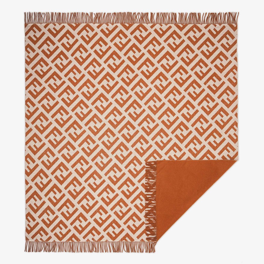 Home Decor & Lifestyle Fendi | Ff Reversible Blanket Multicolor