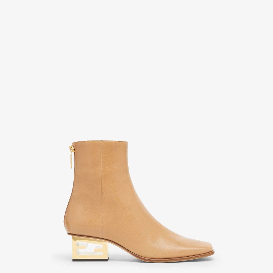 Women Fendi Boots & Ankle Boots | Baguette Beige