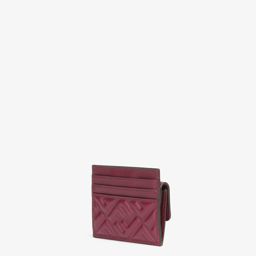 Women Fendi Card Holders & Small Accessories | Baguette Card Holder Red