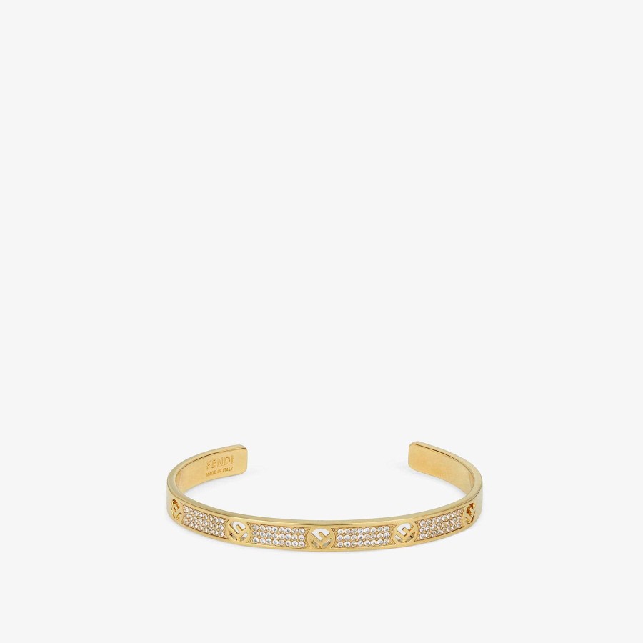 Women Fendi Bracelets | F Is Fendi Bracelet Gold