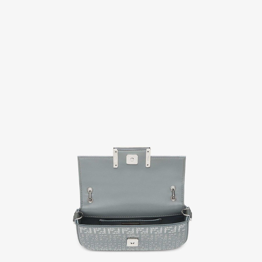 Women Fendi Mini Bags | Baguette Phone Pouch Green