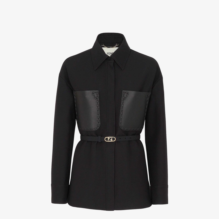 Women Fendi Jackets | Jacket Black