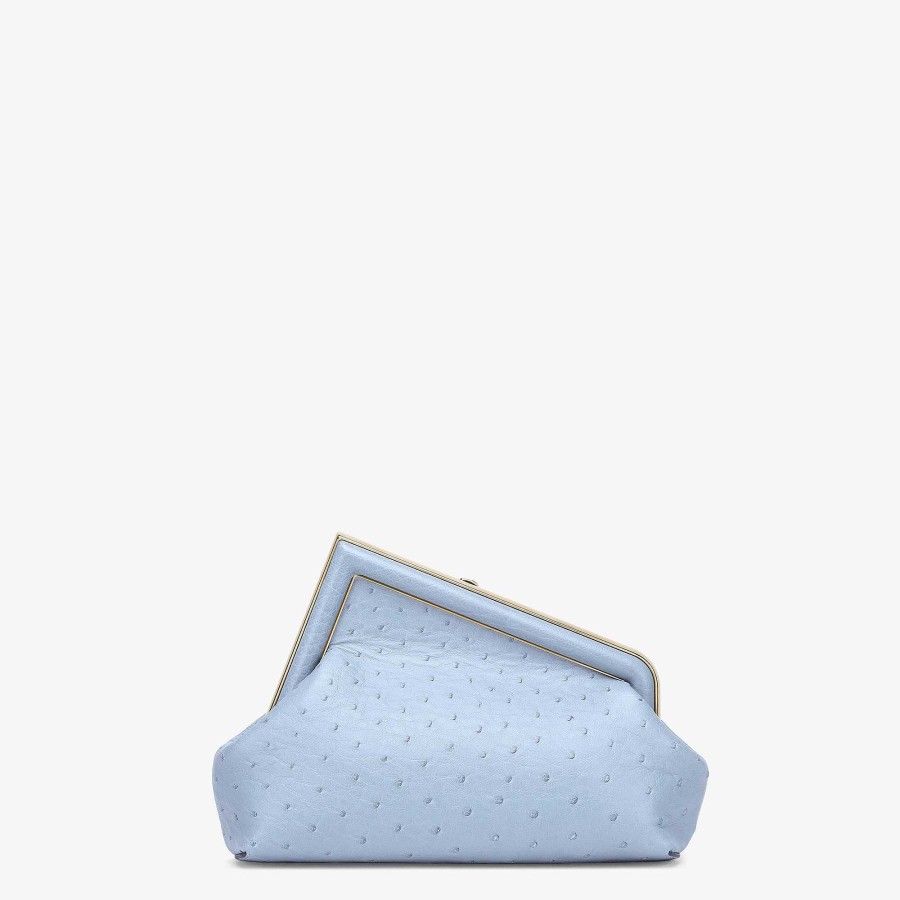 Women Fendi Clutches & Pouches | Fendi First Small Light Blue