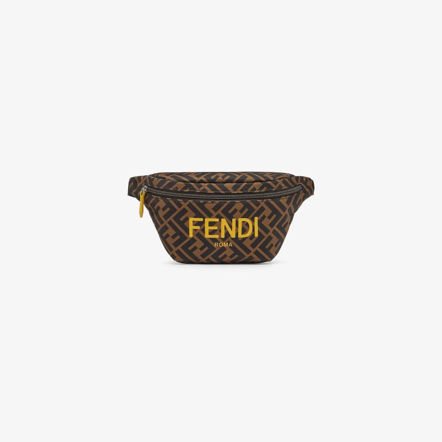 Kids Fendi Accessories | Junior Ff Belt Bag Multicolor