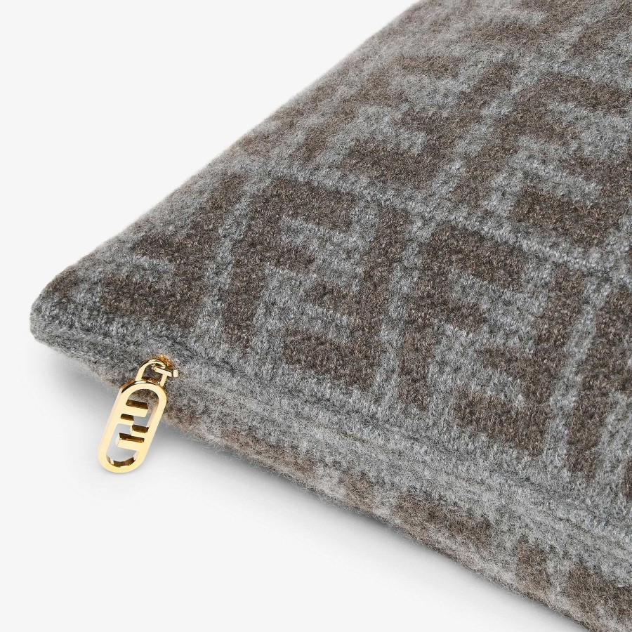 Home Decor & Lifestyle Fendi | Ff Cushion Gray