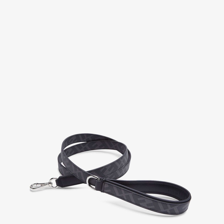 Men Fendi Pet Accessories | Dog Leash Black