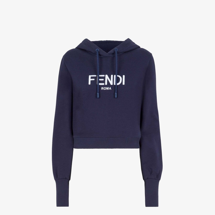 Women Fendi T-Shirts & Sweatshirts | Sweatshirt Blue