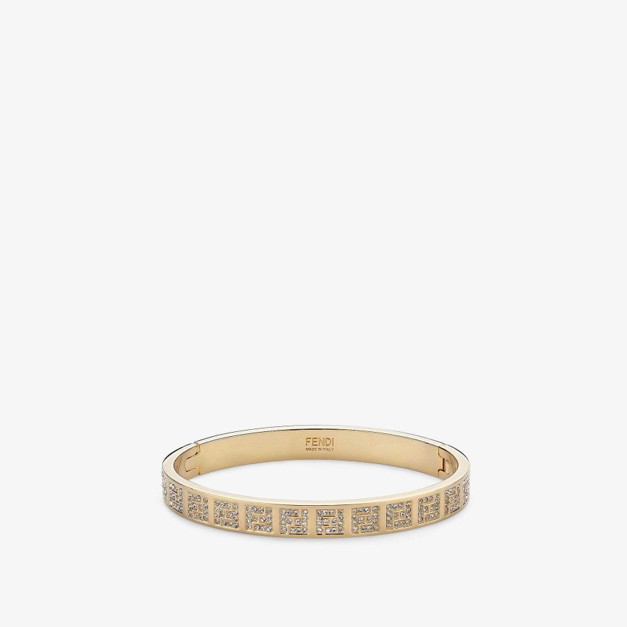 Women Fendi Bracelets | Ff Bracelet Gold