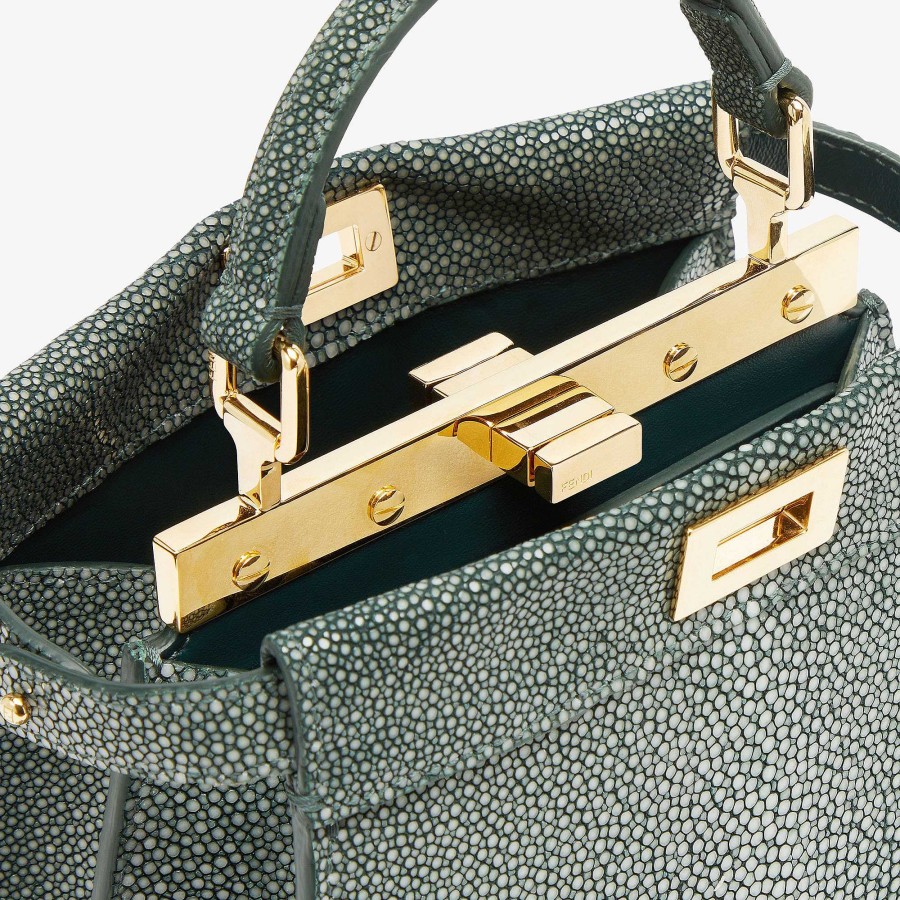 Women Fendi Peekaboo | Peekaboo Iseeu Petite Green