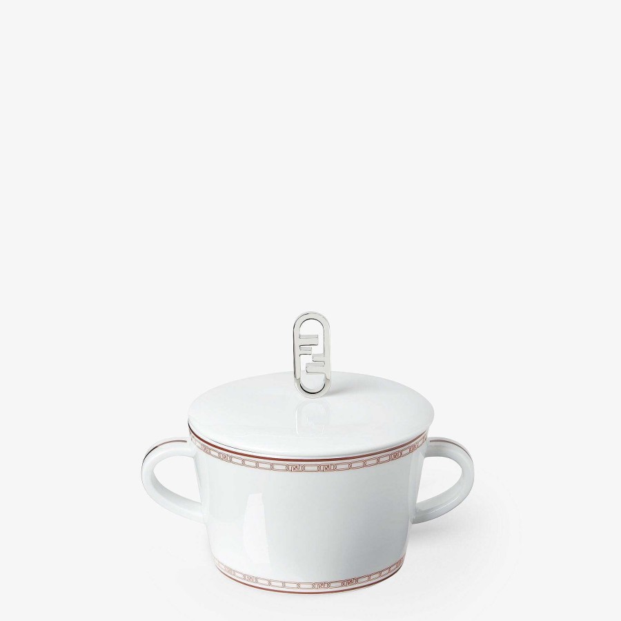 Home Decor & Lifestyle Fendi | Fendi O'Lock Sugar Bowl Multicolor