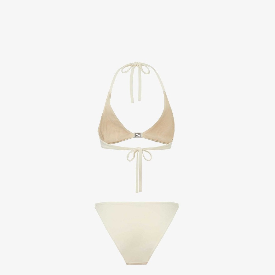 Women Fendi Swimwear | Swimsuit Beige