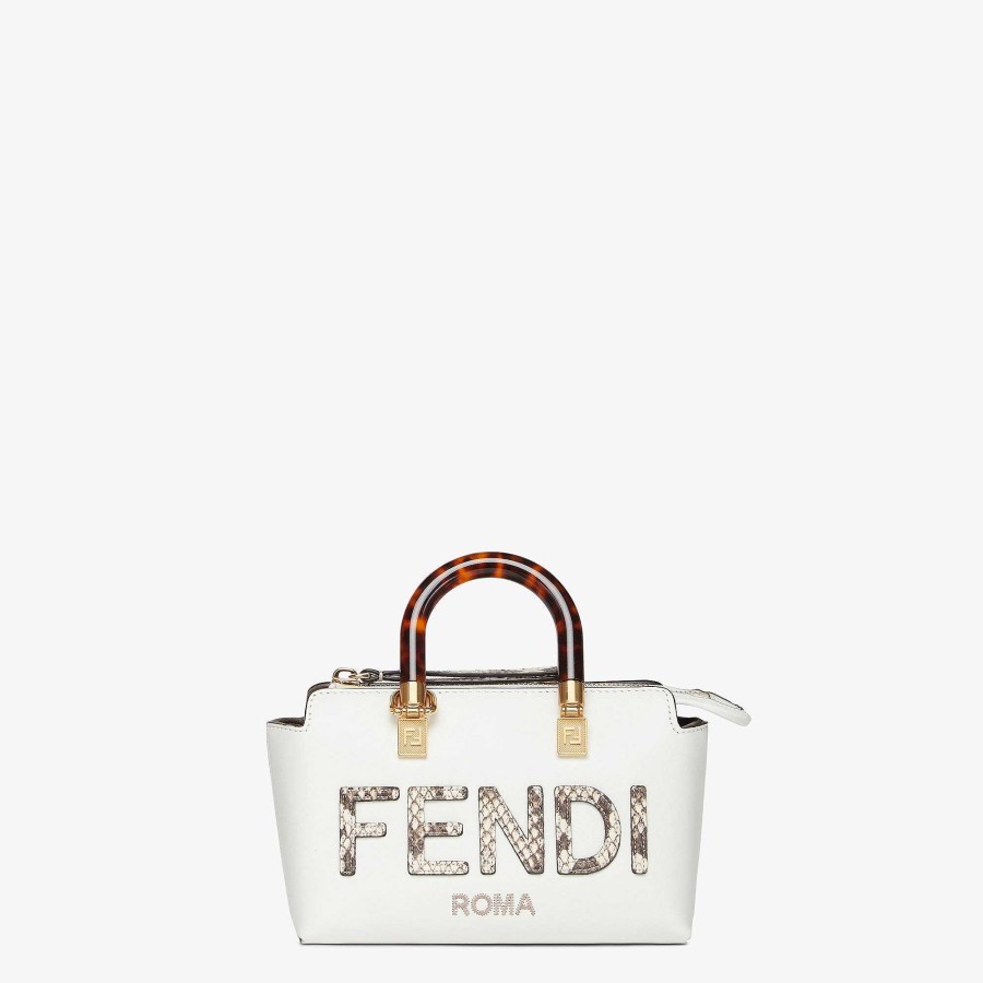 Women Fendi Exotic Bags | By The Way Mini White