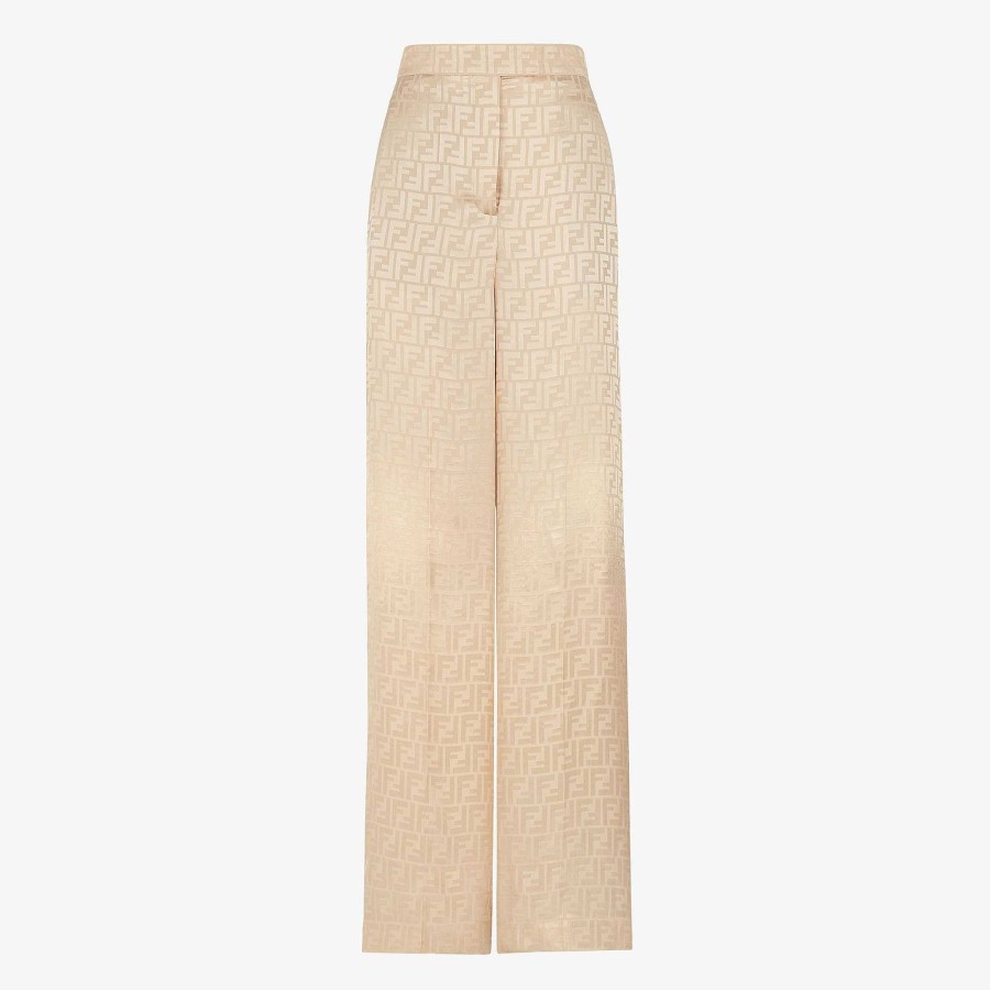 Women Fendi Pants & Shorts | Pants Beige