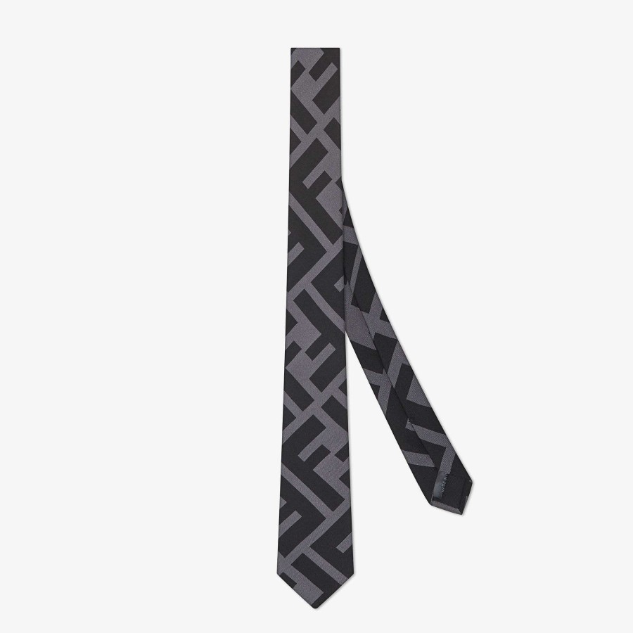 Men Fendi Ties | Tie Black