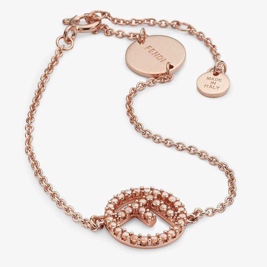 Women Fendi Bracelets | F Is Fendi Bracelet Rose-Gold