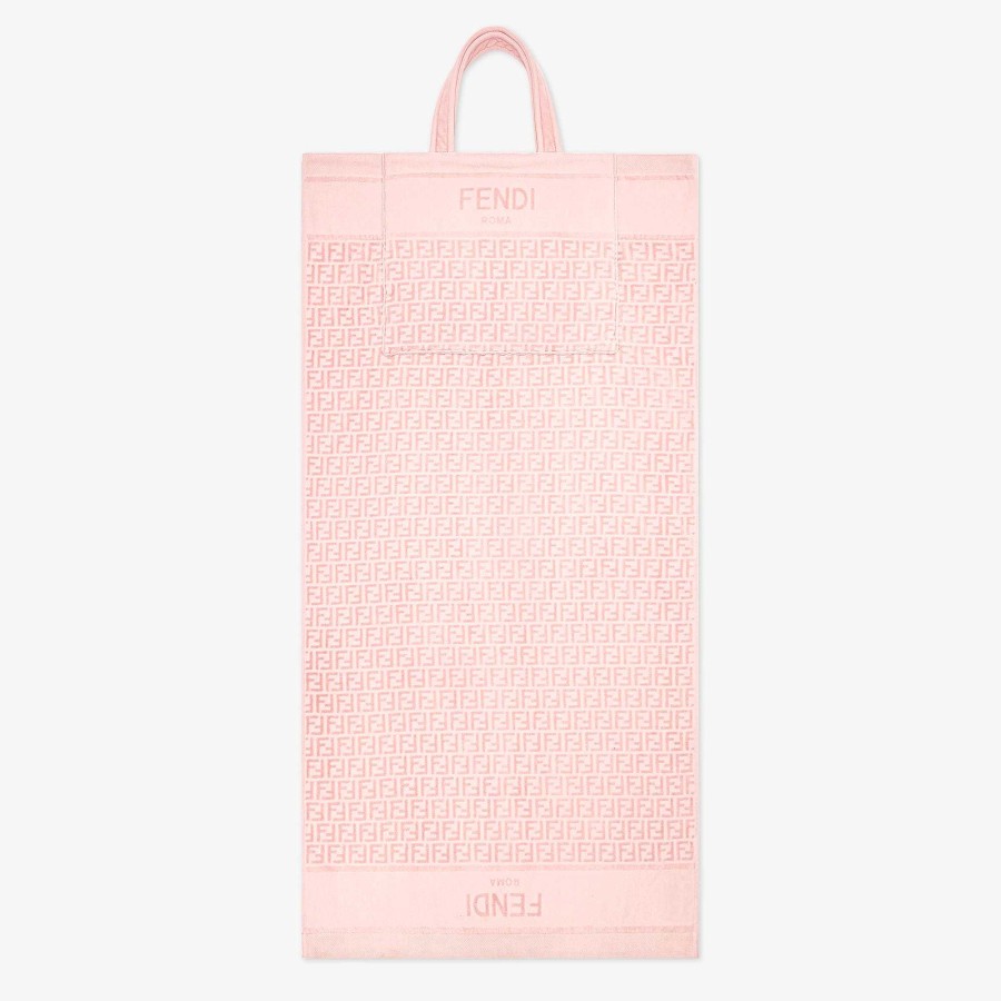 Kids Fendi Accessories | Terry Beach Towel Bag Pink