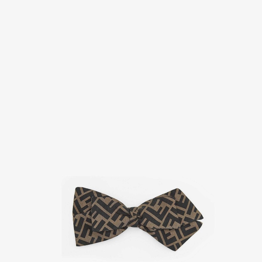 Women Fendi Hair Accessories | Fastener Brown