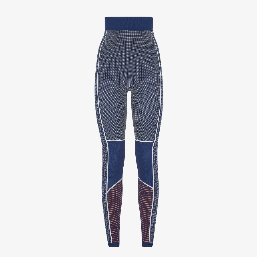 Women Fendi Skiwear | Leggings Blue