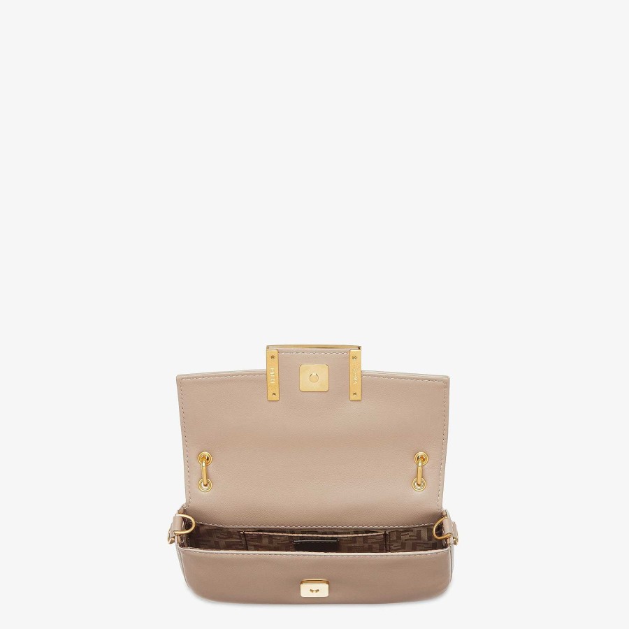 Women Fendi Mini Bags | Baguette Phone Pouch Gray