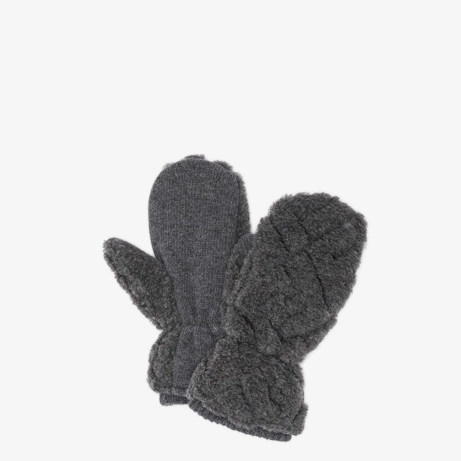 Women Fendi Hats & Gloves | Gloves Gray