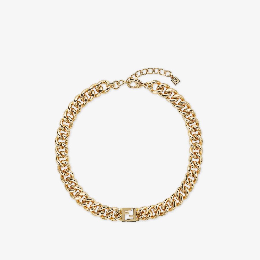 Women Fendi Necklaces | Forever Fendi Necklace Gold