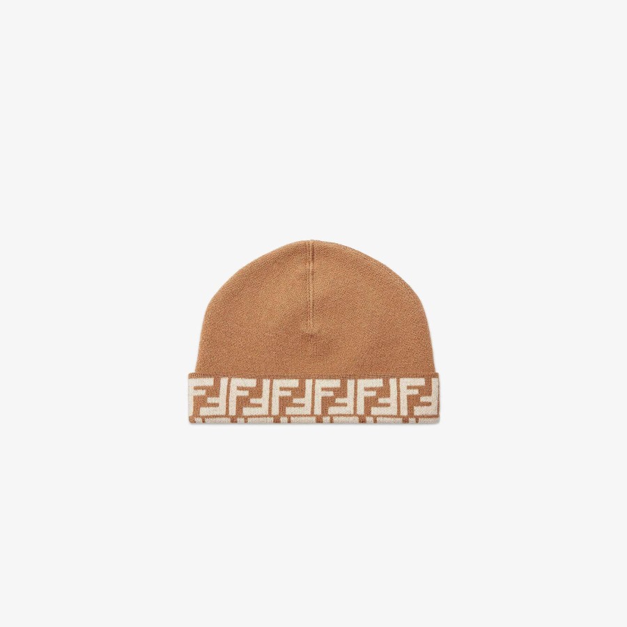 Kids Fendi Accessories | Junior Hat Beige