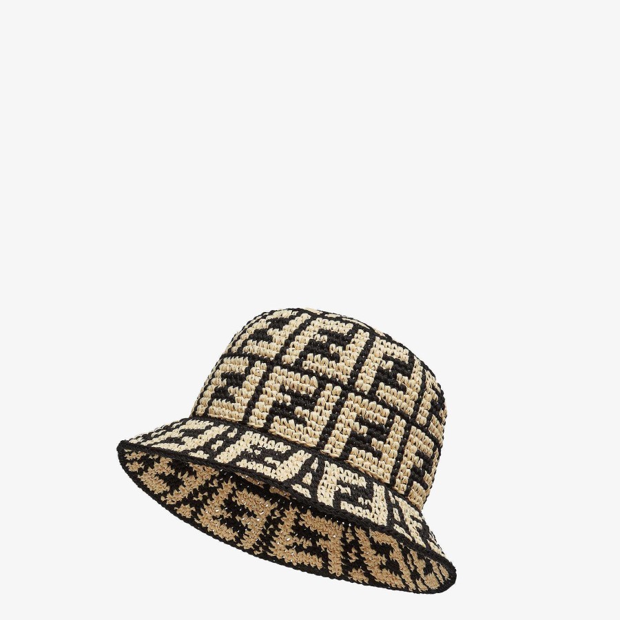 Women Fendi Hats & Gloves | Hat Beige