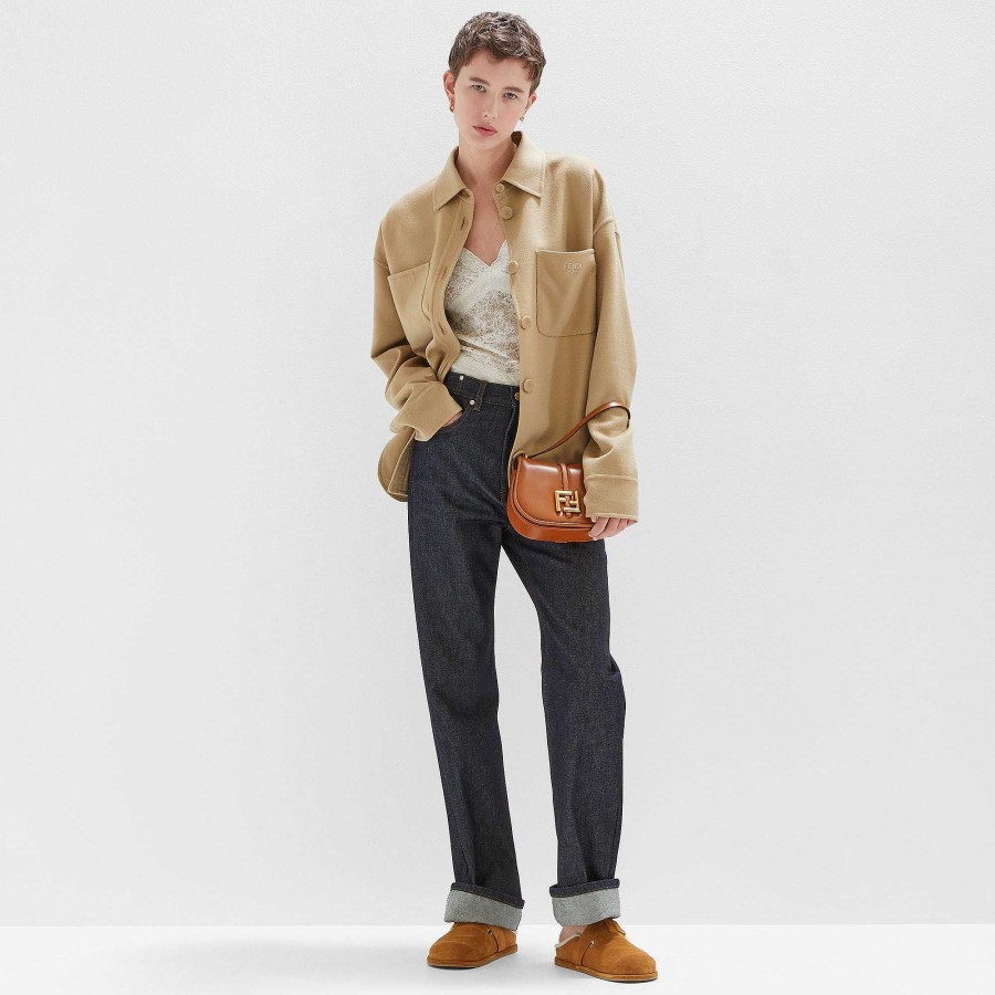 Women Fendi Jackets | Jacket Beige