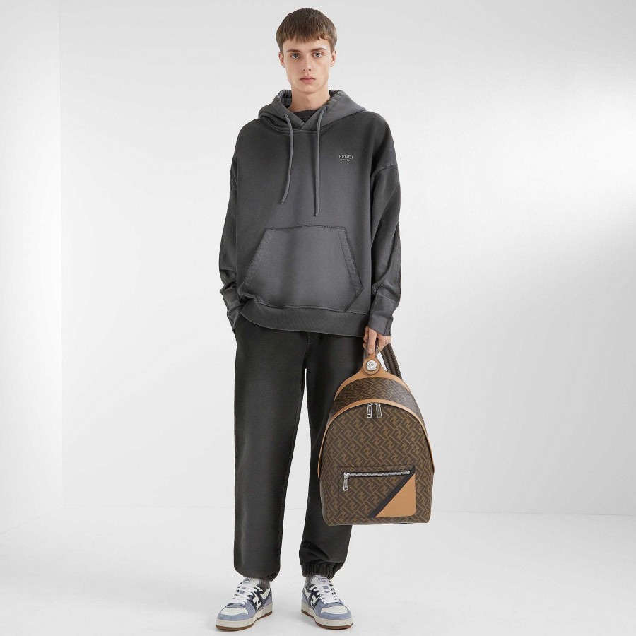 Men Fendi Sweatshirts | Sweatshirt Gray