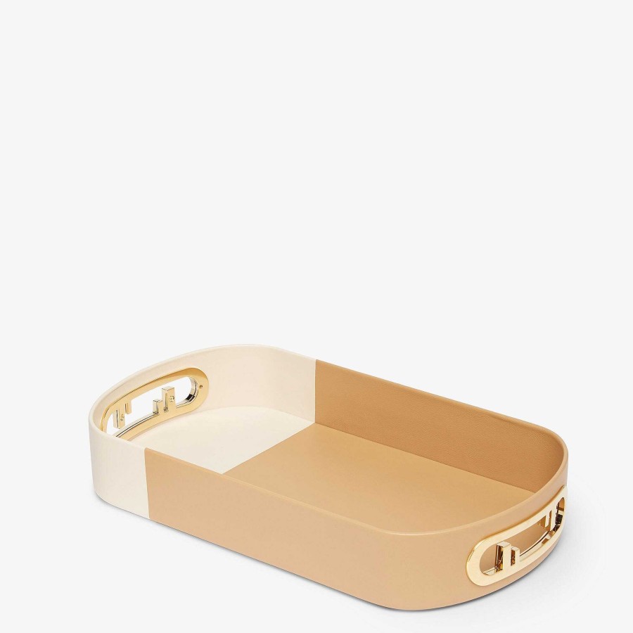 Home Decor & Lifestyle Fendi | Fendi O'Lock Oval Tray Multicolor