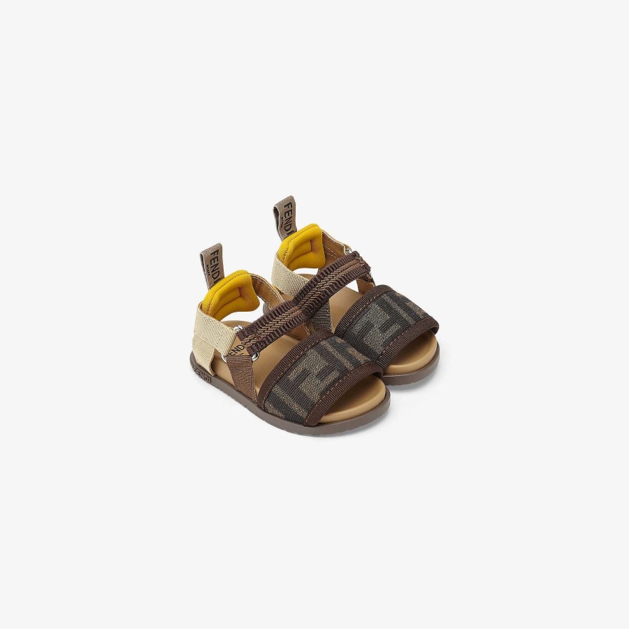 Kids Fendi Shoes | First Steps Sandals Multicolor