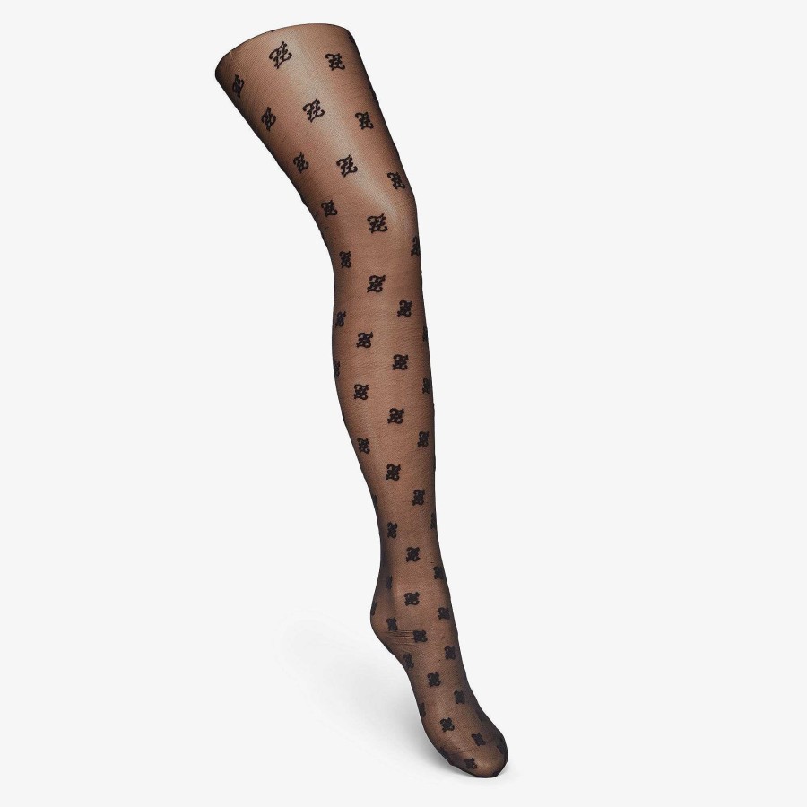 Women Fendi Tights & Socks | Tights Black