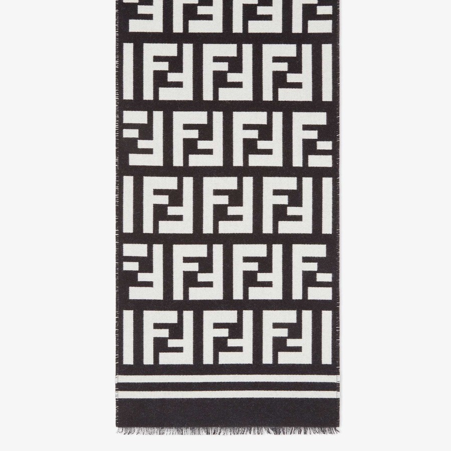 Men Fendi Scarves | Scarf Black