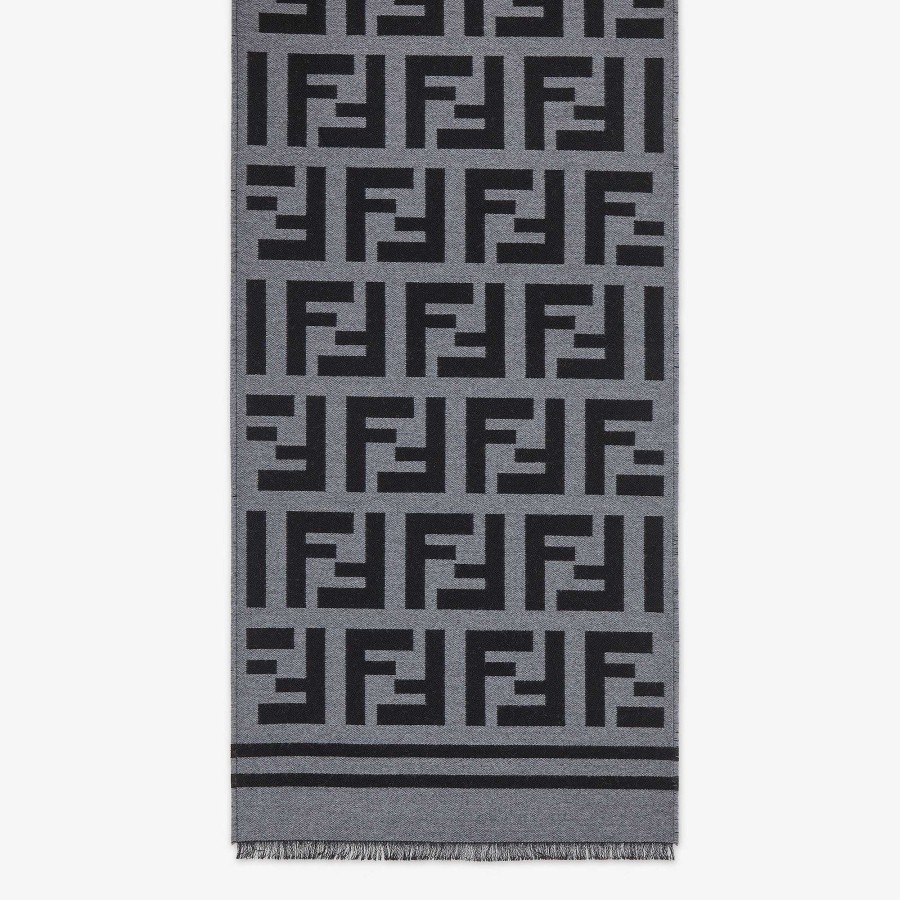 Men Fendi Scarves | Scarf Black