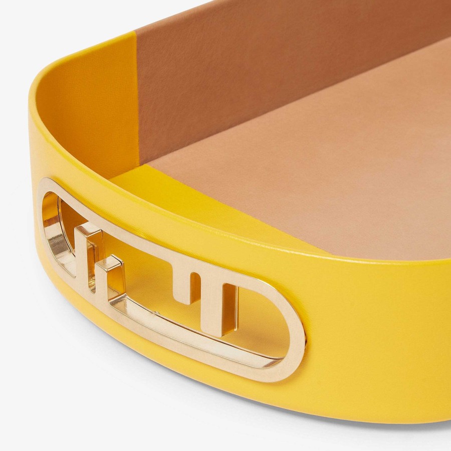 Home Decor & Lifestyle Fendi | Fendi O'Lock Oval Tray Multicolor