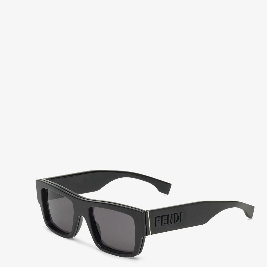 Men Fendi Sunglasses | Signature Black