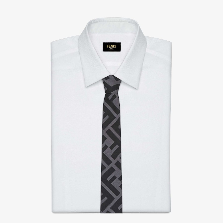 Men Fendi Ties | Tie Black