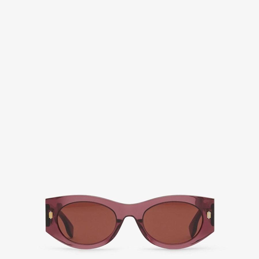 Women Fendi Sunglasses | Fendi Roma Purple