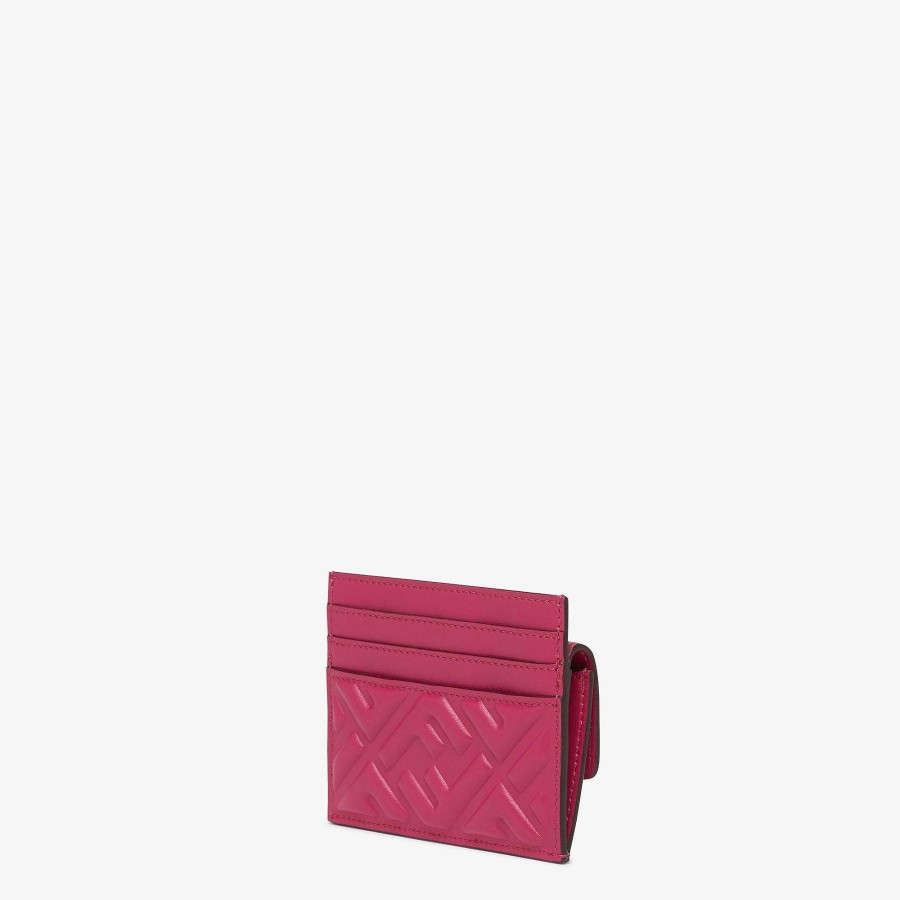 Women Fendi Card Holders & Small Accessories | Baguette Card Holder Gray