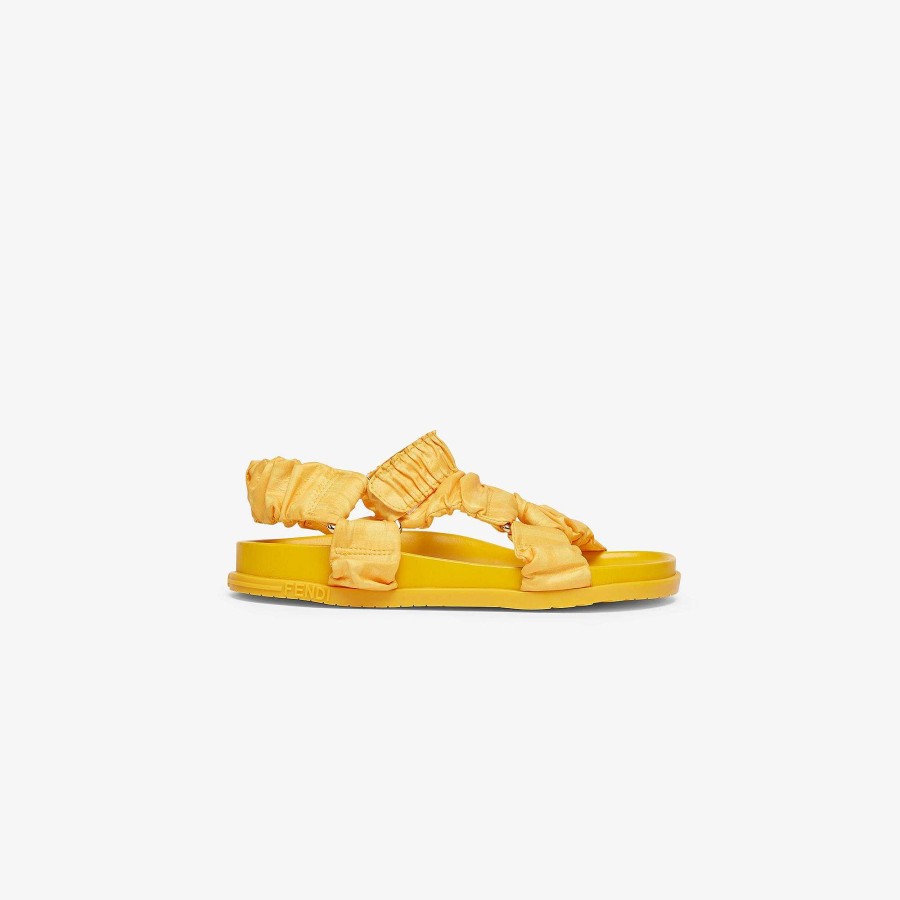 Kids Fendi Shoes | Junior Sandals Yellow