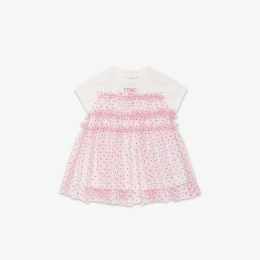 Kids Fendi Baby Girl | Baby Dress Pink