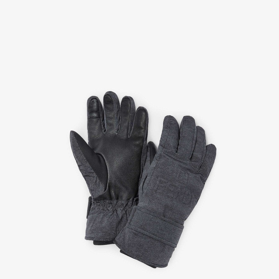 Women Fendi Skiwear | Ski Gloves Gray