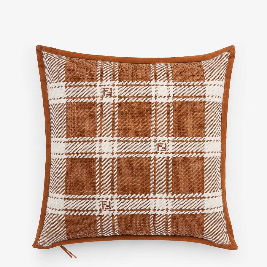 Home Decor & Lifestyle Fendi | Ff Cushion Brown