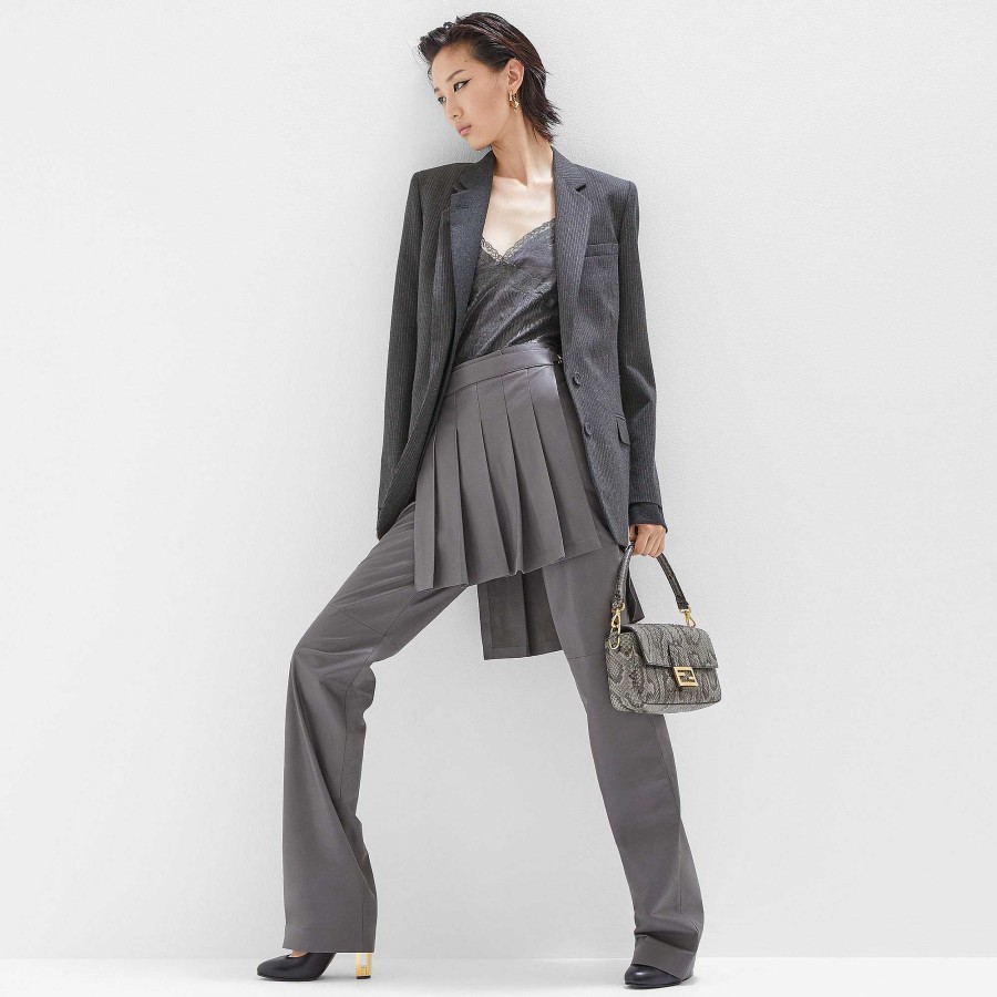 Women Fendi Jackets | Jacket Gray