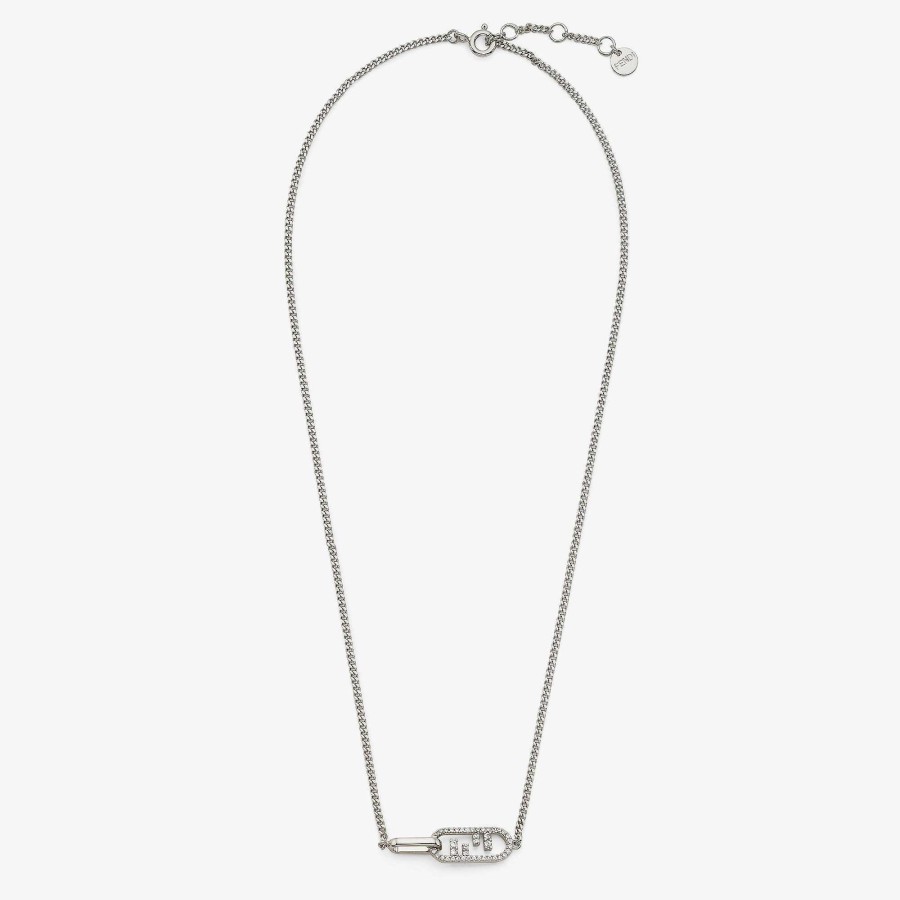 Women Fendi Necklaces | O'Lock Necklace Silver