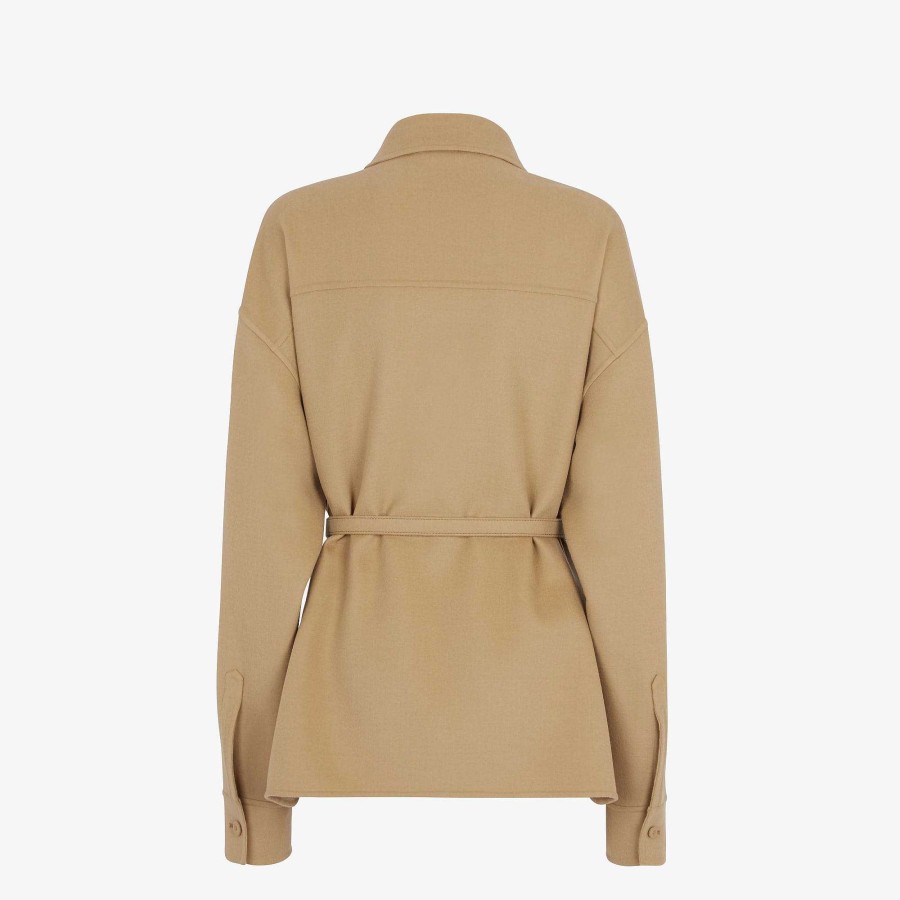 Women Fendi Jackets | Jacket Beige