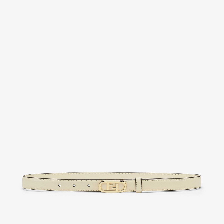 Women Fendi Belts | Fendi O'Lock Belt White